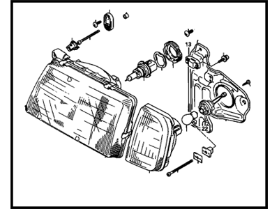 Chevy 30020200 Headlamp Assembly