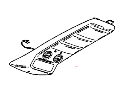GM 15737209 Console Assembly, Gray 15737209 GM Console Assembly, Gray Illustration 1 of 1