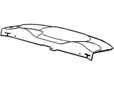 Oldsmobile 25677127 Package Tray Trim