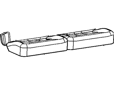 Chevy 89042330 COVER,3RD ROW SEAT CUSHION(EBONY)