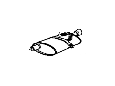 Pontiac Grand Am Muffler - 22644940