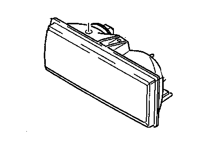 Chevy 16515319 Lens & Housing