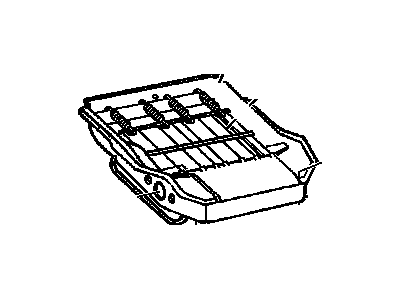 GMC 12472109 FRAME,PASSENGER SEAT CUSHION(16.717)
