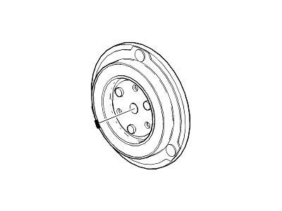 Chevy 95423340 CLUTCH KIT,A/C(INCLUDES 4-10)(FOR VEHICLE BUILT AFTER 20DEC2013)(1ST DESIGN 95369545)