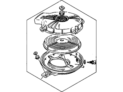 30019129 GM Air Cleaner Assembly Illustration 1 of 1