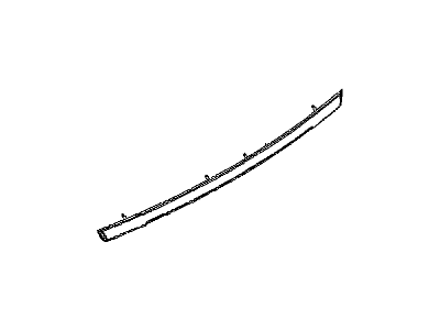 GM 42347283 Handle, Rear Compartment 42347283 GM Handle, Rear Compartment Illustration 1 of 1