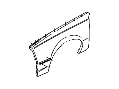 Chevy 14093535 Fender