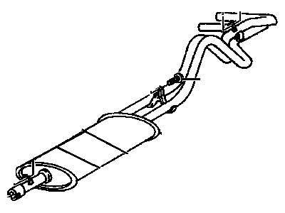 Chevy C1500 Muffler - 15611402