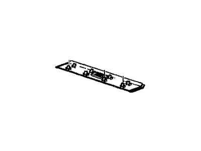 GM 15729286 Molding, Roof Trim(Interior), Rear 15729286 GM Molding, Roof Trim(Interior), Rear Illustration 1 of 1