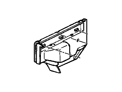 Chevy 15729736 Quarter Trim
