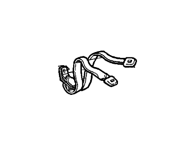 Buick 12515132 Outer Belt Assembly Buckle