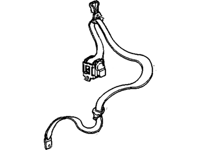Chevy 12369684 Retractor Assembly