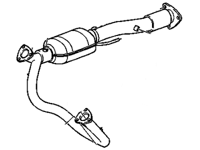 GMC Safari Exhaust Pipe - 15153678