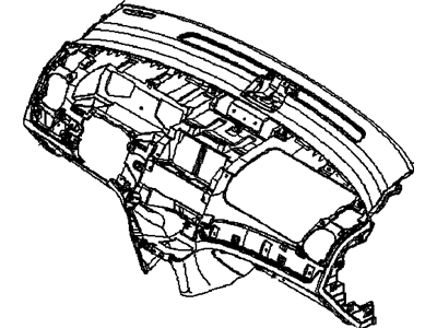 Chevy 96945450 PANEL,INSTRUMENT PANEL CENTER TRIM(GMM LOCAL)(CANADIAN MARKET ONLY)