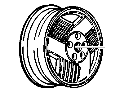12509355 GM Wheel, Alloy Illustration 1 of 1