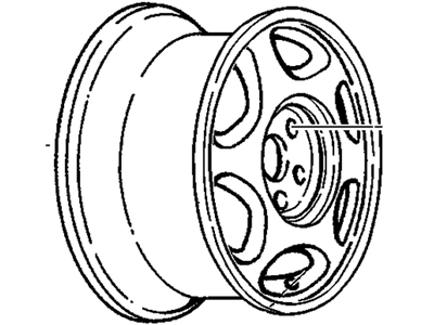 Oldsmobile Spare Wheel - 12360904