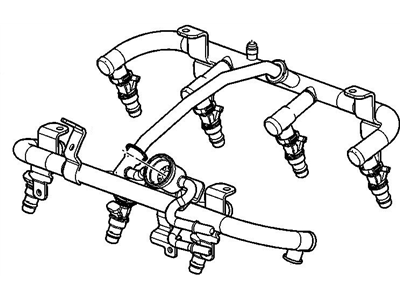 GMC 12575055 Fuel Rail