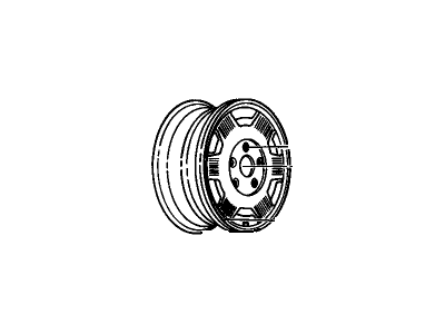 Cadillac 60 Special Spare Wheel - 12507607