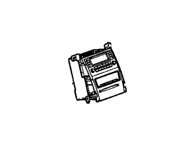 Cadillac 15939015 RADIO,AMPLITUDE MODULATION/FREQUENCY MODULATION STEREO & NAVN(9.650)