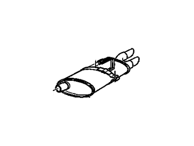 Pontiac Sunfire Exhaust Pipe - 22631252