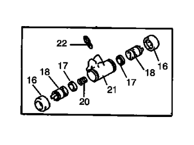 Chevy 94856391 Wheel Cylinder