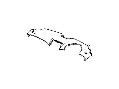 GM 15862266 Panel, Instrument Panel 15862266 GM Panel, Instrument Panel Illustration 1 of 1