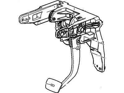 Buick 22845698 PEDAL,BRAKE(INCLUDES 13)(PEDAL ASM WITHOUT ACCESS AND WITHOUT PADS)