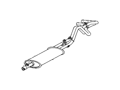 Chevy K2500 Muffler - 15962121