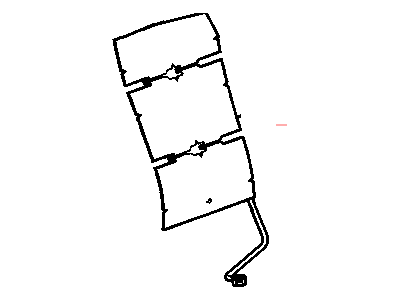 GM 23437965 Heater, Front/Rear Seat Heater, Passenger Side 23437965 GM Heater, Front/Rear Seat Heater, Passenger Side Illustration 1 of 1