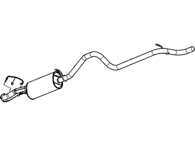 Chevy 15296921 Muffler