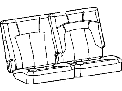 GM 88979455 Pad, Seat Back Cushion 88979455 GM Pad, Seat Back Cushion Illustration 1 of 1