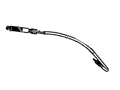 GMC 20802341 CABLE,AUTOMATIC TRANSMISSION RANGE SELECTOR LEVER(AT TRNS)(INCLUDES 2)(LOWER CABLE)(WHEN REPLACE MUST REPLACE UPPER CABLE)