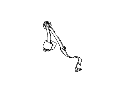 Chevy K2500 Suburban Seat Belt - 12549710