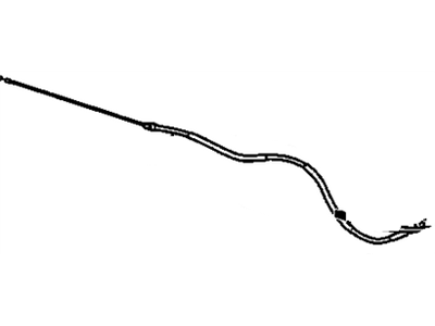 Chevy 25845504 Rear Cable
