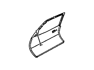 GM 12516559 Door Shell, Driver Side 12516559 GM Door Shell, Driver Side Illustration 1 of 1