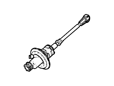 Chevy Corvette Clutch Master Cylinder - 24272579