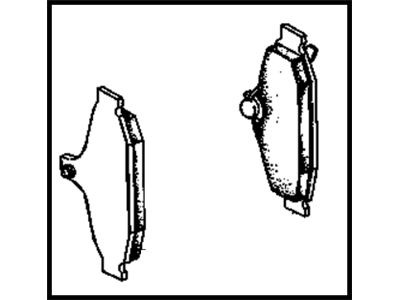 Chevy 10132836 Rear Pads