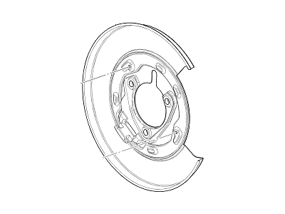 Cadillac 22780791 Backing Plate