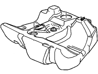 Cadillac 25684553 Fuel Tank