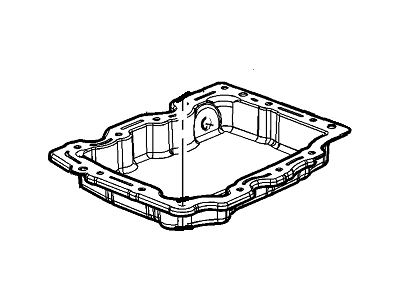 Chevy 12654318 PAN,LOWER OIL(PART OF 442)(15 BOLT DESIGN)
