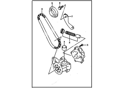 Chevy 91176160 Oil Pump