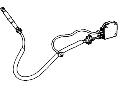 Buick 12553025 LEVER,ACCELERATOR CONTROL CABLE(ONLY SERVICED COMPONENTS ARE COVER, PLATE, SPRING & CABLE)