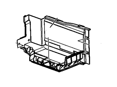 Cadillac 15796853 TRAY,BATTERY(INCLUDES 24)