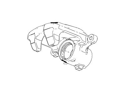 Chevy Malibu Limited Brake Caliper - 13579143