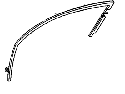 GM 22635567 Run Channel, Front Driver Side 22635567 GM Run Channel, Front Driver Side Illustration 1 of 1