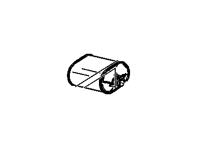 Pontiac Muffler - 12529521
