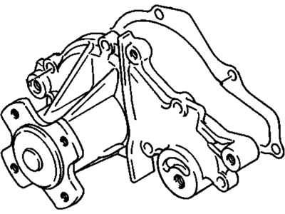 Chevy Metro Water Pump - 91176915