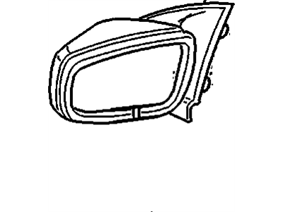 Chevy 10250888 Mirror Assembly