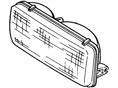Chevy 16512059 Lens & Housing