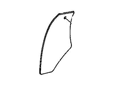 10159007 GM Quarter Panel, Rear Upper Driver Side Illustration 1 of 1